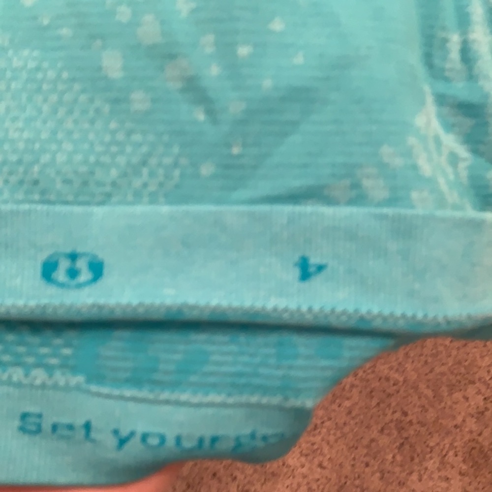 Lululemon Blue Racerback Tank - Picture 2 of 4